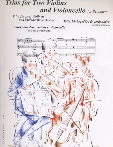 Soos, Andras: Trios for Two Violins & Cello for Beginners (2 violins & cello) score & parts