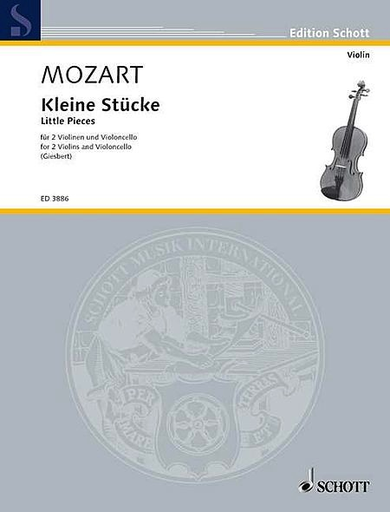 Mozart, W.A. (Giesbert, ed.): Little Pieces (2 violins and cello)