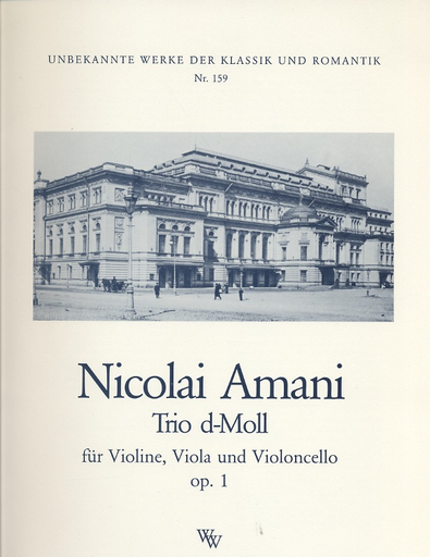Amani, Nicolai: Trio in D minor, Op.1 (violin, Viola, Cello)