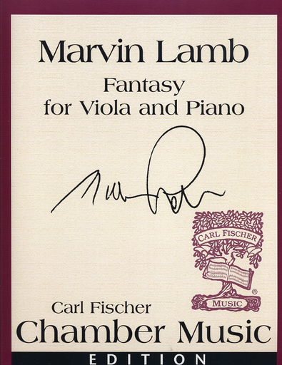 Lamb, Marvin: Fantasy for Viola and Piano