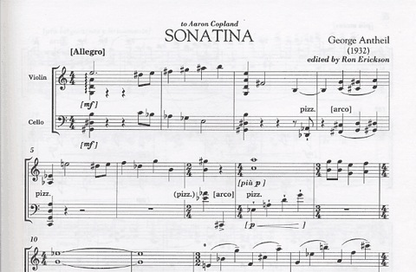 Antheil, George: Sonatina for Violin & Cello