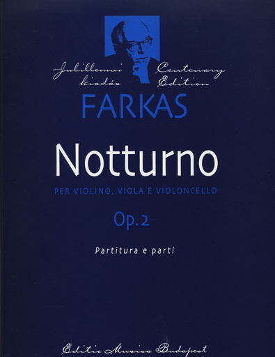Farkas, Ferenc: Notturno Op.2 (violin, Viola & cello)