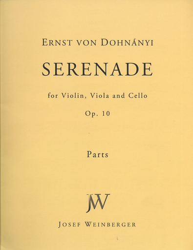Dohnanyi: Serenade Op.10 (violin, Viola & cello)