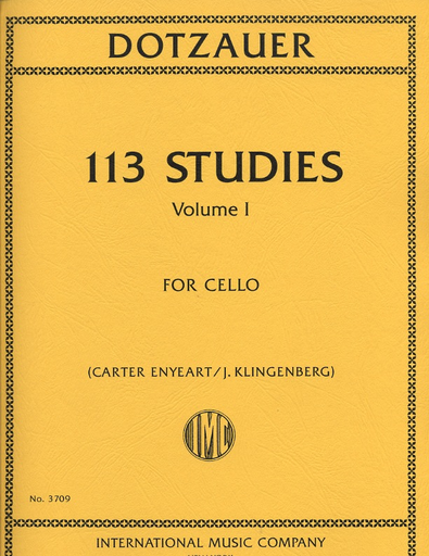 Dotzauer (Enyeart/Klingenberg): 113 Studies Vol.1 (cello)