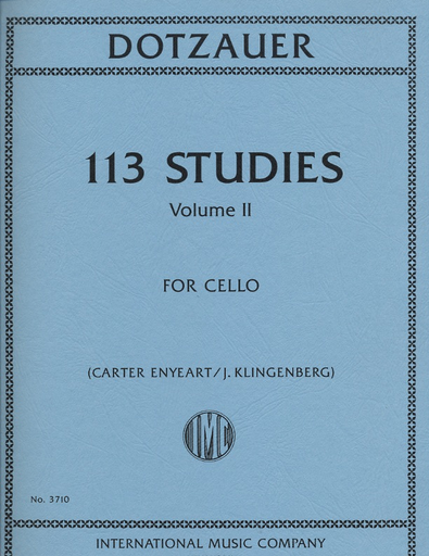 Dotzauer (Enyeart/Klingenberg): 113 Studies Vol.2 (cello) IMC