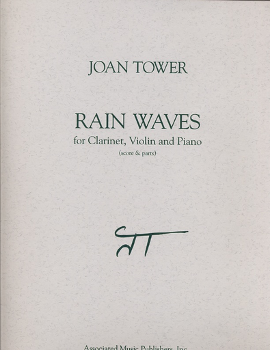 Tower, Joan: Rain Waves for Clarinet, Violin & Piano