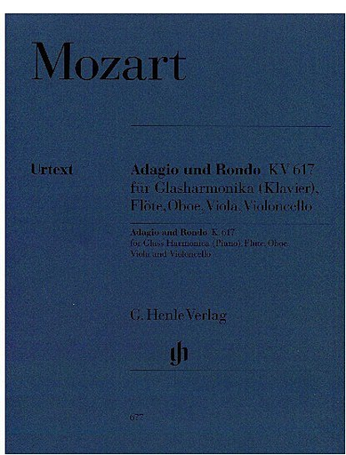 Mozart, W.A. (Wiese, ed.): Adagio and Rondo, KV 617, urtext (glass harmonica [piano], flute, oboe, viola, and cello)