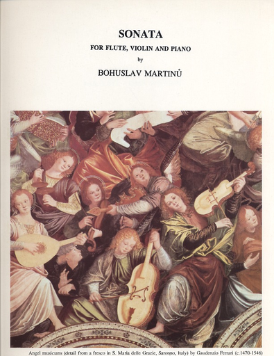Martinu, Bohuslav: Sonata for Flute, Violin &  Piano