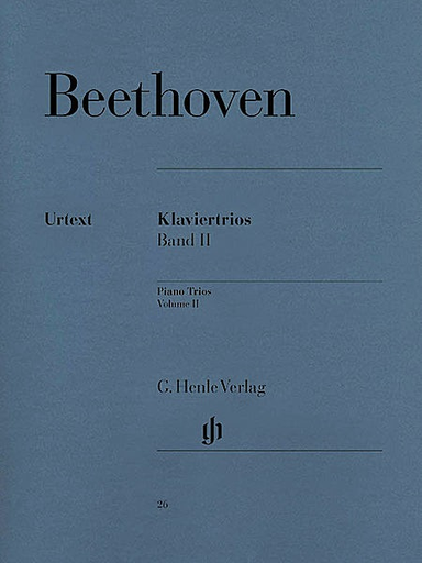 Beethoven, L.van: Piano Trios Vol.2 urtext (violin, cello, piano)