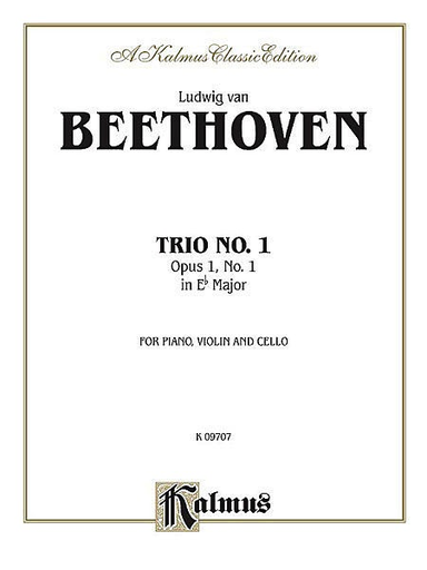 Beethoven, L. van: Piano Trio Op. 1 No. 1 in Eb (piano, violin, cello)