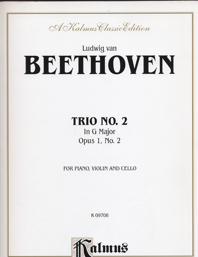 Beethoven, L. van: Piano Trio Op. 1 No. 2 (piano, violin, cello)