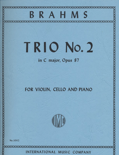 Brahms, Johannes: Trio No.2 in C major Op.87 (violin, cello, piano)