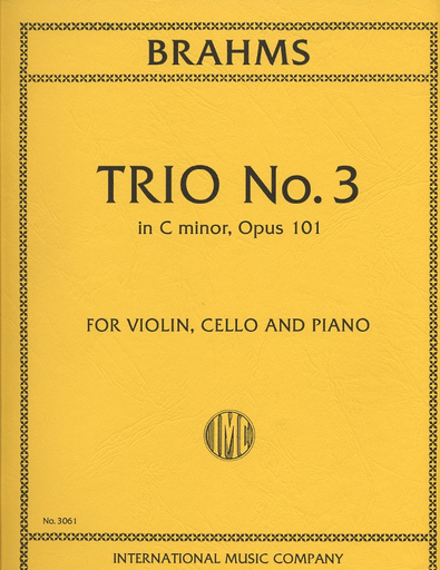 Brahms, Johannes: Piano Trio in c minor Op.101 (violin, cello, piano)