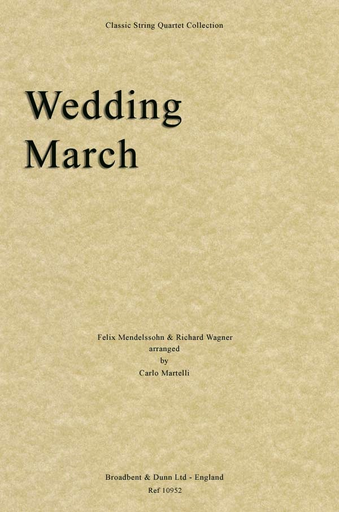Mendelssohn and Wagner: Wedding March (string quartet)