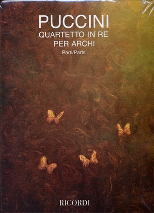 Puccini, Giacomo: String Quartet in D (parts)