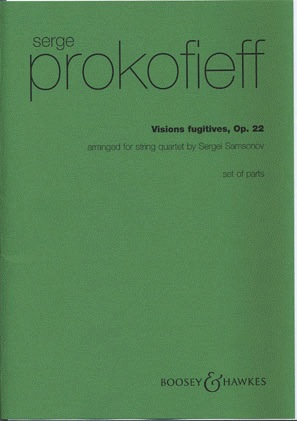 Prokofieff, S. (Samsonov, arr): Visions Fugitives, Op.22 (string quartet)