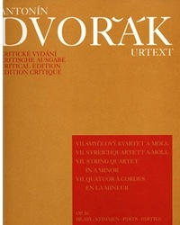 Dvorak, Antonin: String Quartet No. 7 in A minor Op. 16, Barenreiter