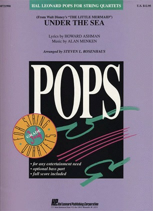 Rosenhaus: Under the Sea from the Little Mermaid-Pops for String Quartet (score and parts)