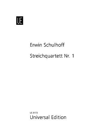 Schulhoff: String Quartet (string quartet) Universal Edition