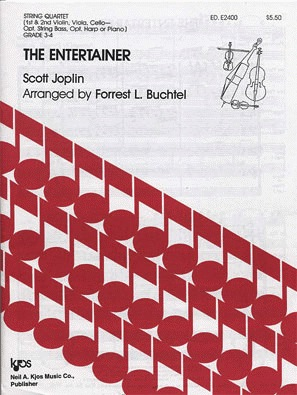 Joplin, Scott: The Entertainer (string quartet) score and parts