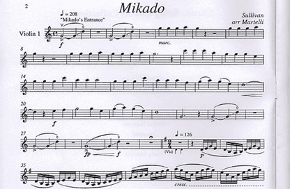 Sullivan (Martelli): Mikado (string quartet)
