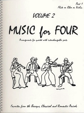 Kelley, Daniel: Music for Four Vol.2 Favorites from the Baroque, Classical & Romantic Periods (Violin 1)