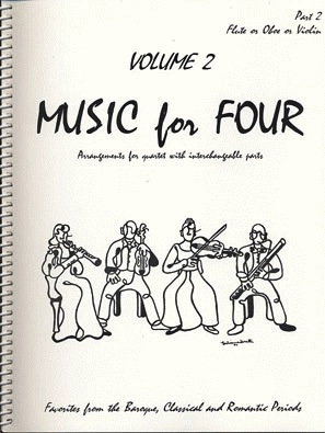 Kelley, Daniel: Music for Four Vol.2 Favorites from the Baroque, Classical & Romantic Periods (Violin 2)