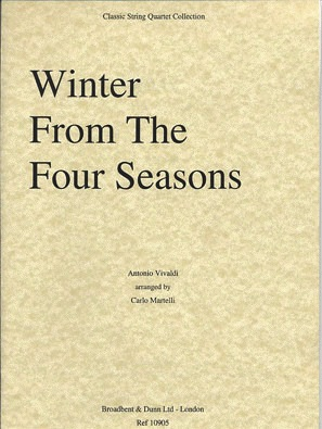 Vivaldi (Martelli): Winter from the Four Seasons (string quartet)