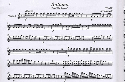Vivaldi (Martelli): Autumn (string quartet)