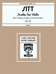 Sitt: Studies for Violin Op. 32 #1- Twenty Studies in the First Position (violin)