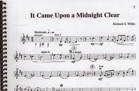 Kelley, Daniel: Music for Four - Traditional Christmas Music (violin 2)