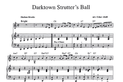 Abell, Usher: Jazz Violin Solos (violin, piano, chords)