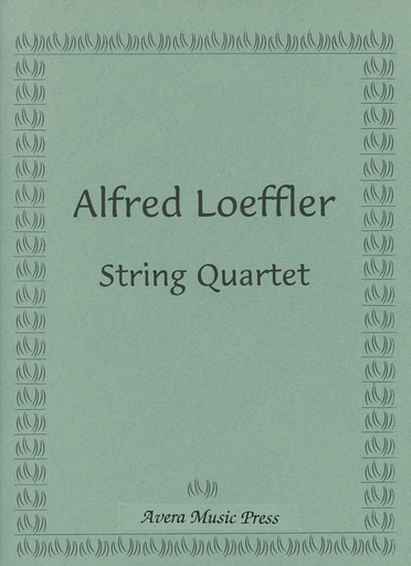 Loeffler, Alfred: String Quartet (score and parts)