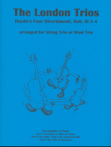 Haydn F.J. (Lish): The London Trios (violin, viola, cello)