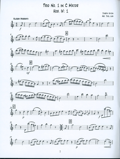 Haydn F.J. (Lish): The London Trios (violin, viola, cello)