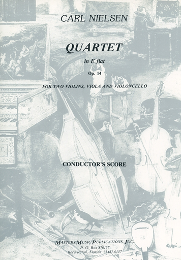 Nielsen, Carl: SCORE Quartet in Eb minor Op.14