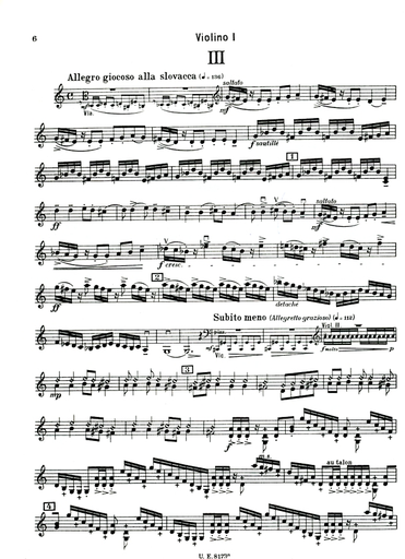 Schulhoff: String Quartet (string quartet) Universal Edition
