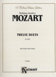 Mozart, W.A.: 12 Duets K.487 (Violin, Viola)