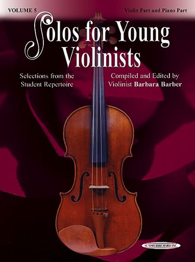Barber, B.: Solos for Young Violinists, Vol. 5 (violin & piano)