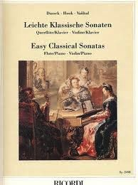 Dussek, Hook, Vanal: Easy Classical Sonatas (violin & piano)