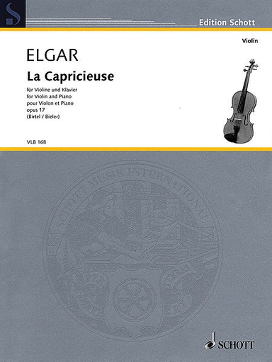 Elgar, Edward: La Capricieuse, Op. 17 (violin & piano)