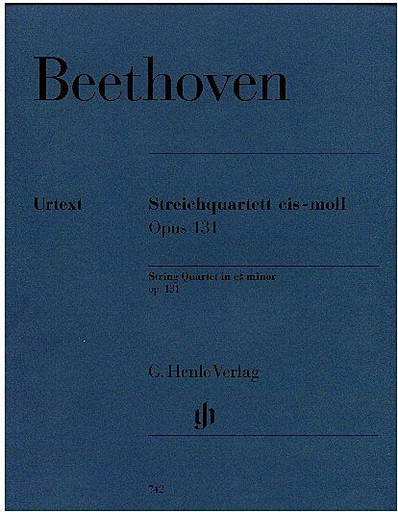Beethoven (Platen): String Quartet in C Sharp minor, Op.131 - URTEXT (string quartet)