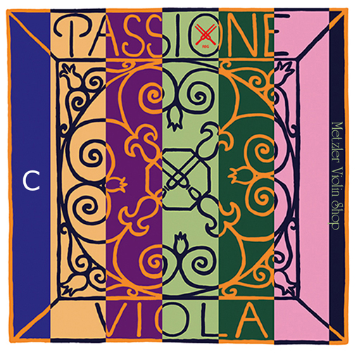 Pirastro PASSIONE viola C string, gut/tungsten-silver, medium