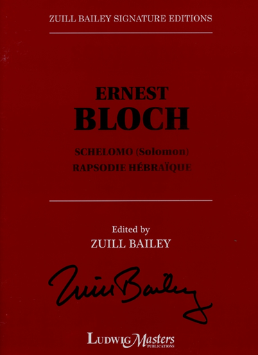 Bloch: Schelomo (Solomon) & Rapsodie H√©brayque (cello & piano) LudwigMasters