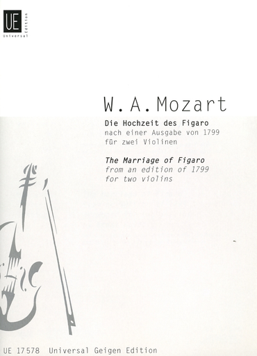 Mozart, W.A. (Kovacic): The Marriage of Figaro (2 violins) Universal Edition