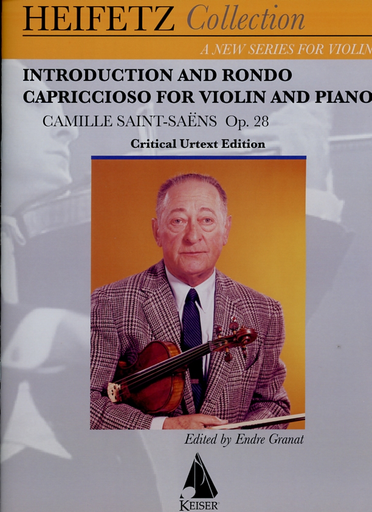Saint-Saens (Heifetz/Granat): Introduction & Rondo Capriccioso, Op.28 - URTEXT (violin & piano) HENLE
