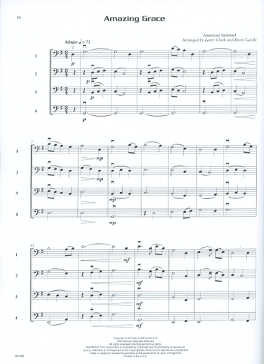 Gazda, Doris & Larry Clark: Compatible Quartets for Strings: 21 quartets that can be played by any combination of string instruments (4 cellos)