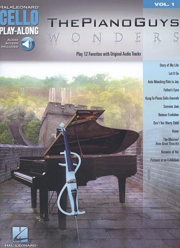 The Piano Guys - Wonders, Play 12 Favorites with Original Audio Tracks, Volume I (cello, and audio accompaniment)