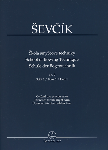 Sevcik, Otakar (Foltyn): School of Bowing Technique, Op. 2 Bk. 1 (violin) Barenreiter