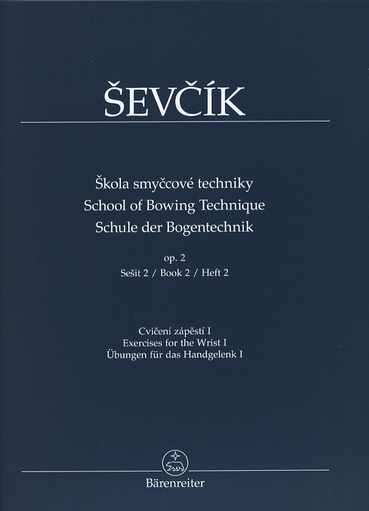 Sevcik: School of Bowing Technique, Op. 2 Bk. 2 (violin) Barenreiter